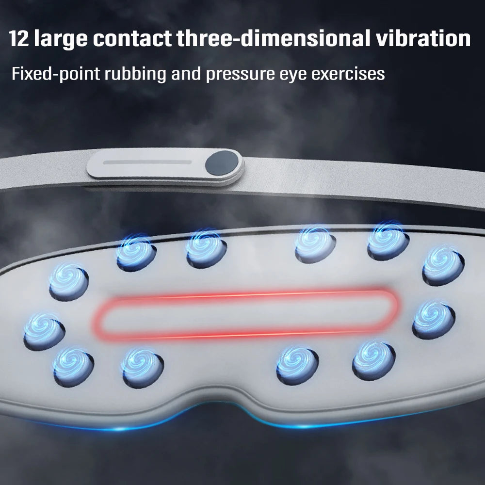 Electric Eye Massager 3D Massage Constant Temperature Hot Compress Smart Timing Sleep Shading Relieve Eye Fatigue Eye Care Tool